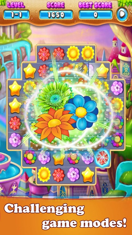 Beautiful Garden Flower: Match Game