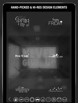 Screenshot 2 Over Pic Art Editar Fotos Tipografia Creativo Cita iphone