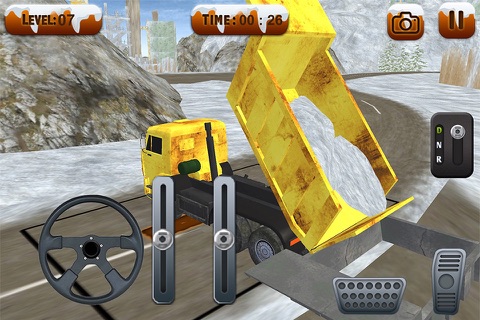 Snowplow Truck Driver simulator 3d game screenshot 2