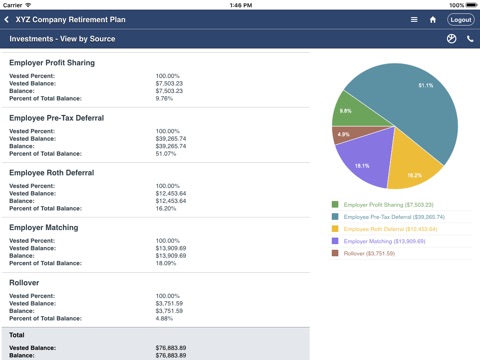 Milliman Mobile Benefits for iPad screenshot 3