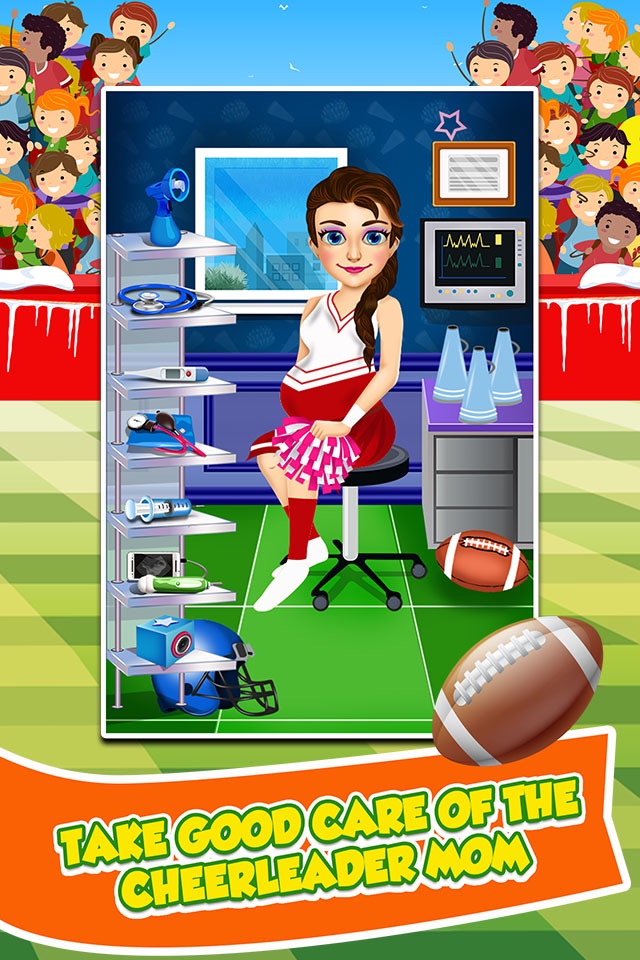 Cheerleader Baby Salon Spa - Candy Food Cooking Kids Maker Games for Girls! screenshot 3