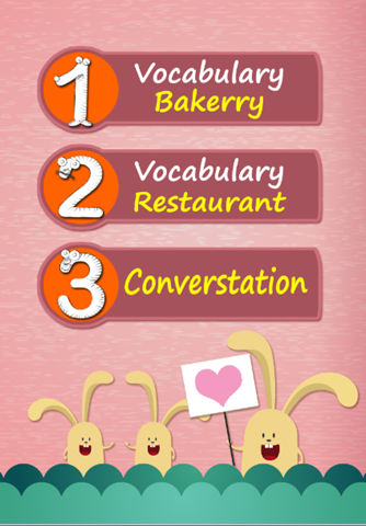 Learn English : Vocabulary - basic : free learning Education games for kids : foods : screenshot 2