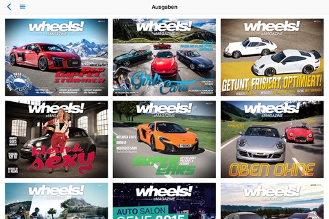 Скриншот из wheels! - das digitale Auto-, Motorrad-, Neuwagen- und Lifestyle-Magazin der Schweiz von AutoScout24