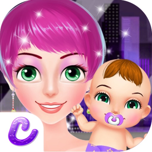 Twins Mommy's Pregnant Care - Pretty Princess Warm Diary/Angel Infant Love Icon