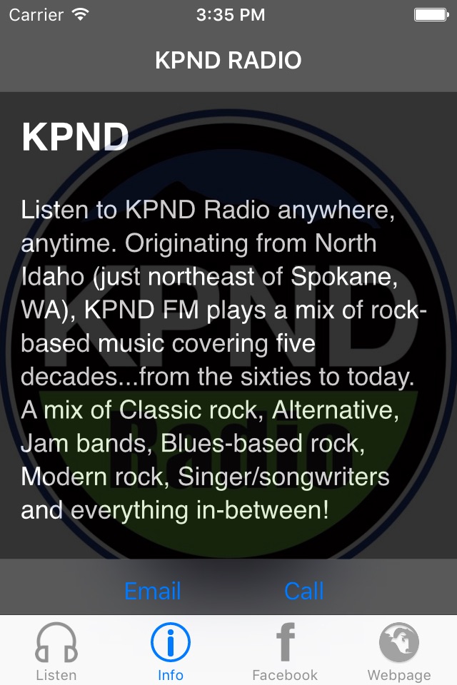 KPND Radio screenshot 2