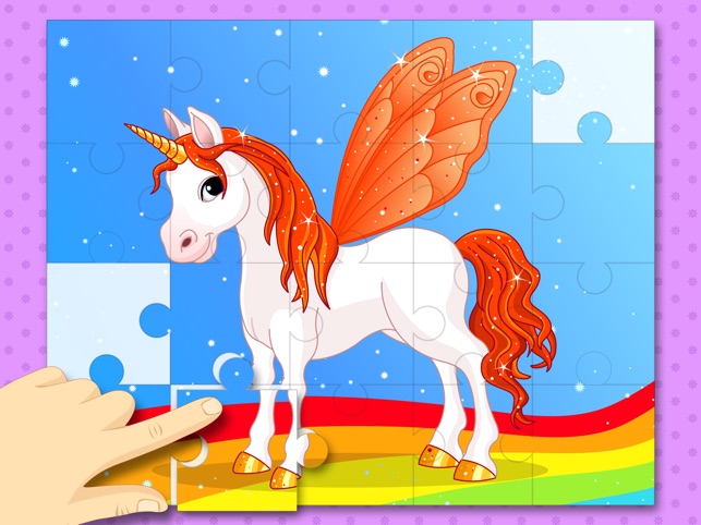 Cute Ponies & Unicorns Jigsaw Puzzles : free logic game for (圖5)-速報App