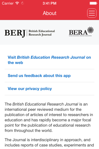 British Educational Research Journal screenshot 2