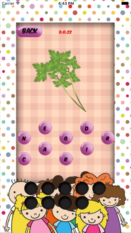 Spell Checker Puzzle Game - Vegetable Theme screenshot-3