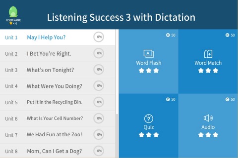 Listening Success 3 with Dictation screenshot 4