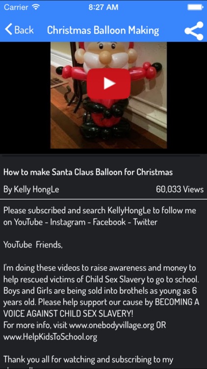 Balloon Making - Christmas Speical