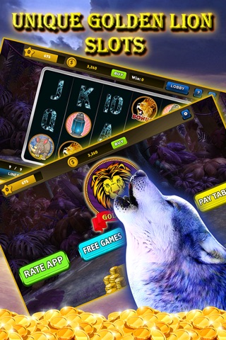 Golden Lion King Slots screenshot 2