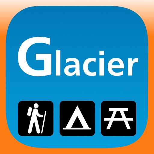 NP Maps Glacier - National Park and Topography Maps for Montana icon