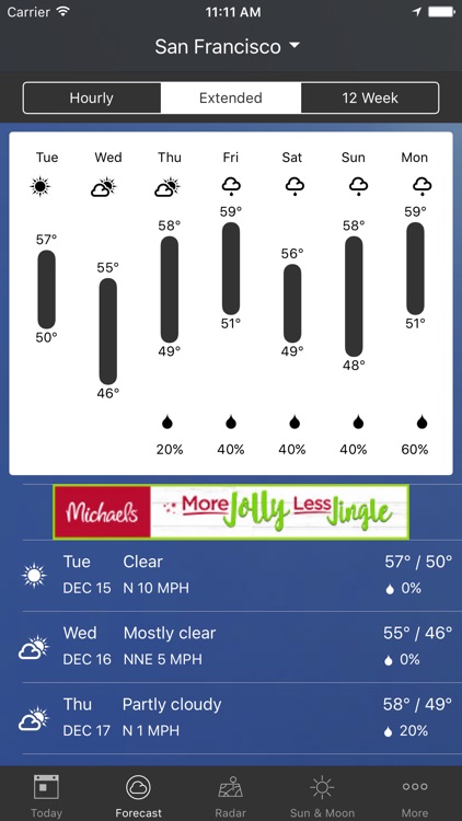 1Weather - Forecast, Radar, Widget & Alerts