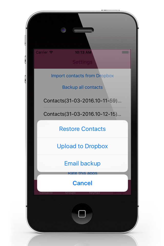 iBlacklist - Contacts manager all in one screenshot 2