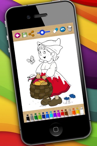 Tales coloring book & paint fables - Premium screenshot 3