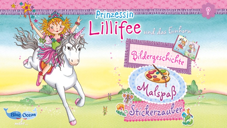 Prinzessin Lillifee und das Einhorn – Bildergeschichte, Malspaß, Stickerzauber screenshot-0