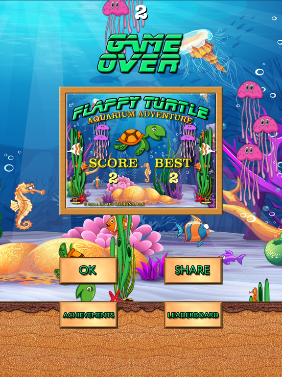 Flappy Turtle Aquarium Adventure screenshot