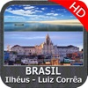 Boating Ilhéus to Luiz Corrêa - Brazil HD offline nautical charts for cruising fishing sailing and diving