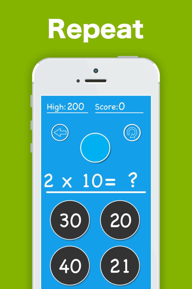 Times Tables Quiz - Fun multiplication math game for adults, kids, middle school, 3rd, 4th, 5td, 6th, 7th grade screenshot 3