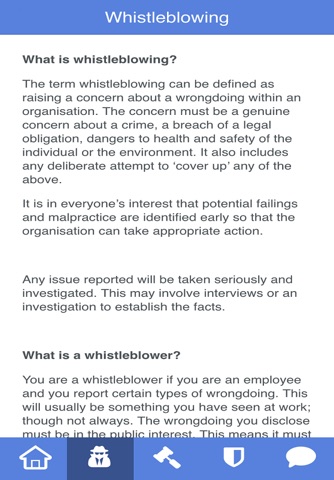 Intec Whistleblowing screenshot 2