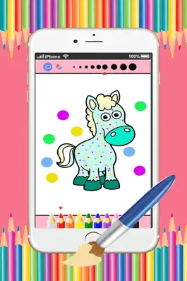 Game screenshot Dog art pad : Learn to paint and draw animal coloring pages printable for kids free hack