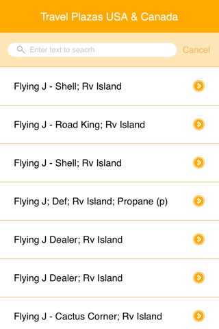 Travel Plazas USA and Canada screenshot 2