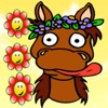 Hors And Flower