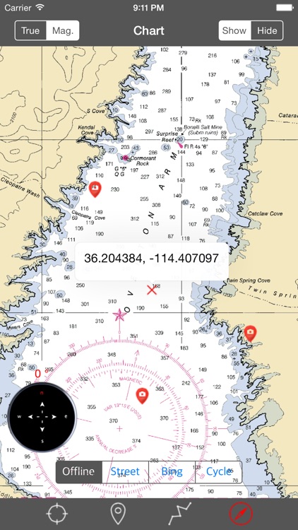 Lake Mead (Las Vegas) - Raster Nautical Charts