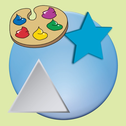 Fun learning shapes, drawing and coloring - early educational games iOS App