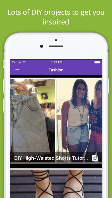 How to cancel & delete DIY Fashion Project Ideas Free - Handmade crafts from iphone & ipad 1