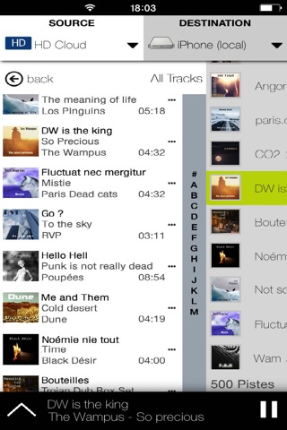 Sesam Music UPnP DLNA Player screenshot 2