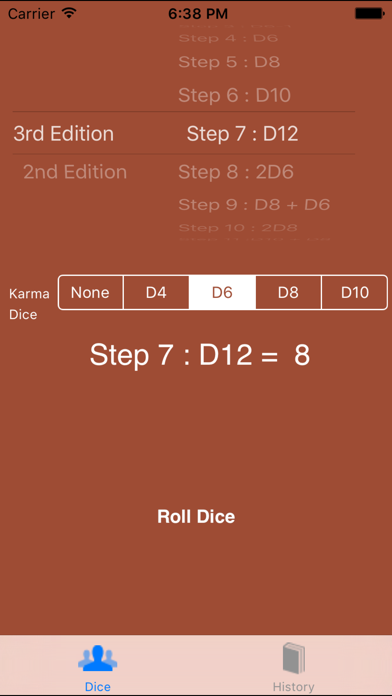 How to cancel & delete Earthdawn dice roller from iphone & ipad 1