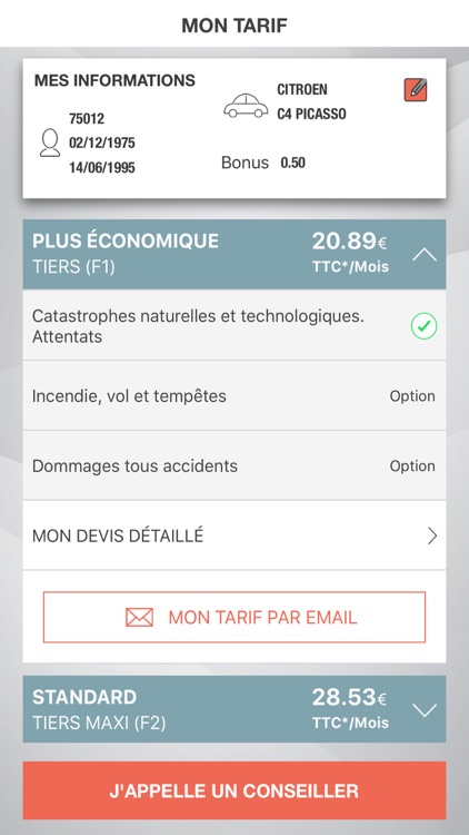 TARIFLASH par Thélem assurances – Votre tarif d’assurance auto en 2 photos screenshot-4