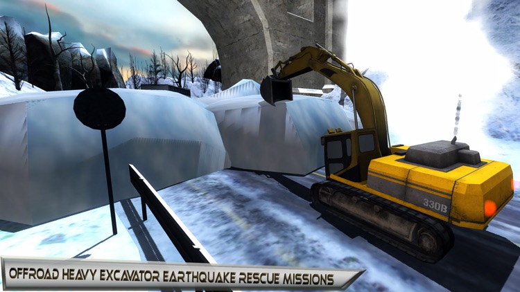 Snow Excavator 3D : Winter Mountain Rescue Operation with Snow Plow & Dumper Truck Simulation