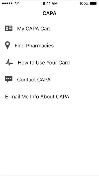 CAPA Drug Discount Card