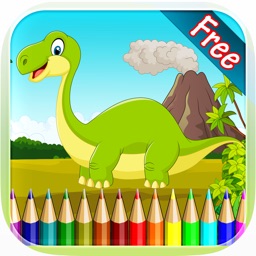 Dinosaur Coloring Book - Drawing and Painting Colorful for kids games free