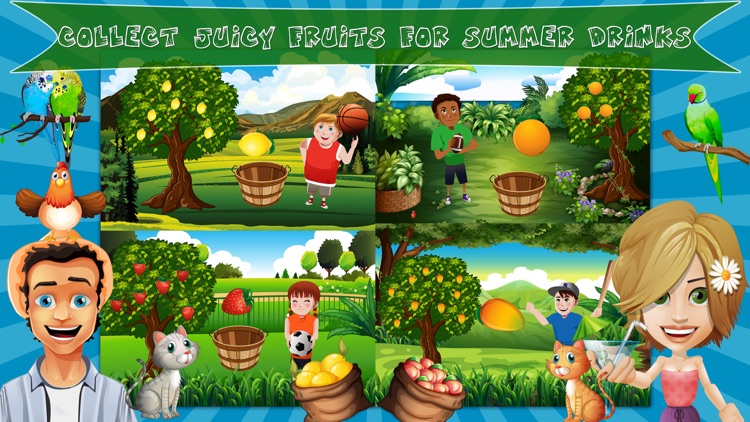 Fruity Summer Drink Fever - Play Free Fun Frozen Juicy Drink Maker Kids Game