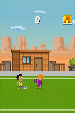 Football Hero Kicker - 8Bit Retro Style Soccer Game screenshot 4