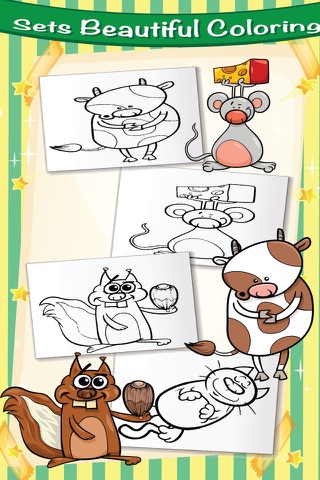 The Animal Farm Coloring Book : Paint Draw Something for Kid Adults - Free screenshot 3