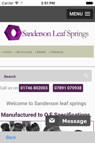 Sanderson Leaf Springs screenshot 3