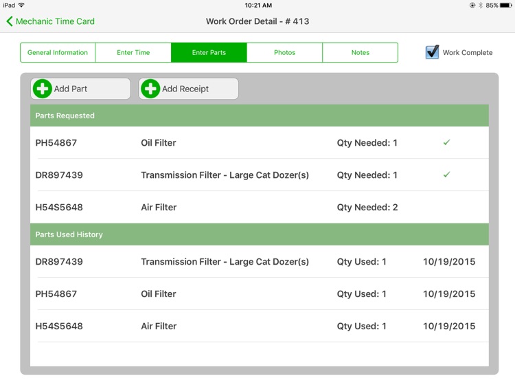 HCSS Mobile Mechanic 2016.2 screenshot-4