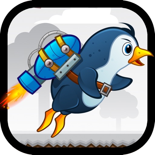 Jet Penguin - A Flying Flappy Tap Game iOS App