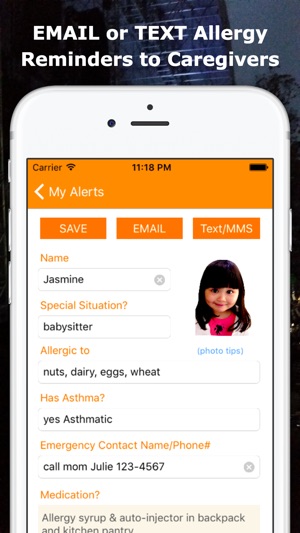 ALLERGY BLAST: Remind All Caregivers(圖2)-速報App