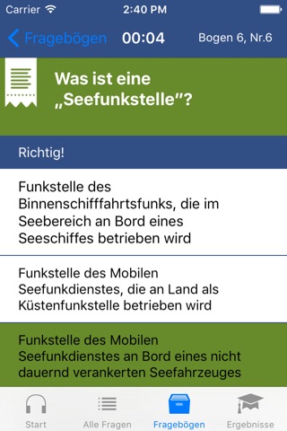 UBI Funkprüfung screenshot 3