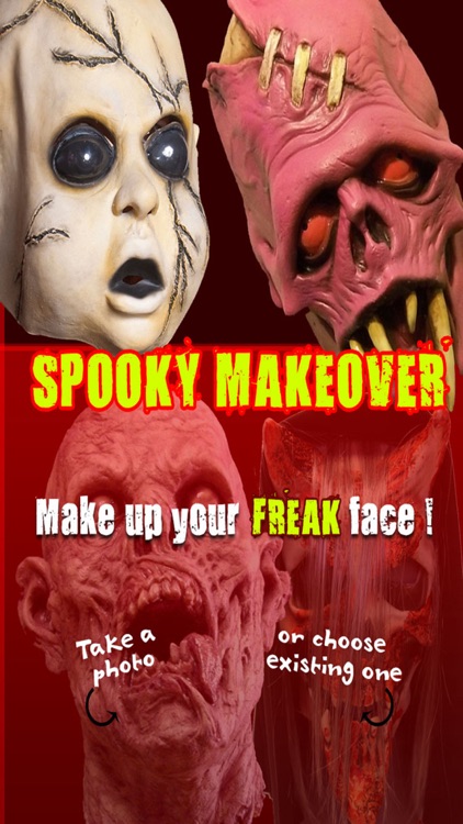 Spooky Makeover for Halloween season from photo booth Free
