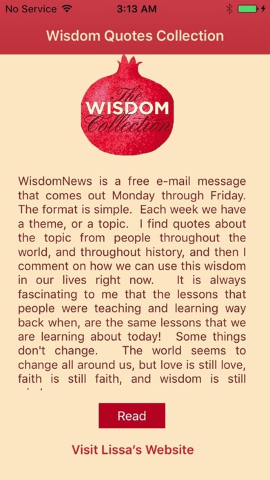 How to cancel & delete Wisdom Quotes Collection from iphone & ipad 2