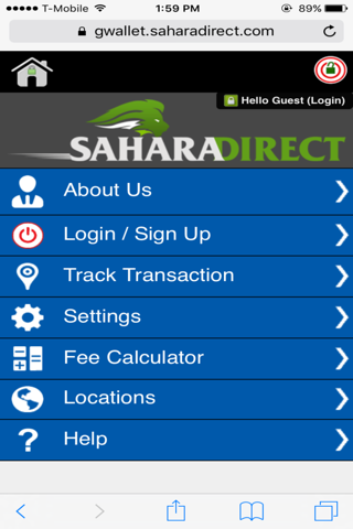 SaharaDirect Money Transfer screenshot 3