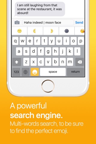 Dscribe Keyboard - type to search emojis screenshot 2