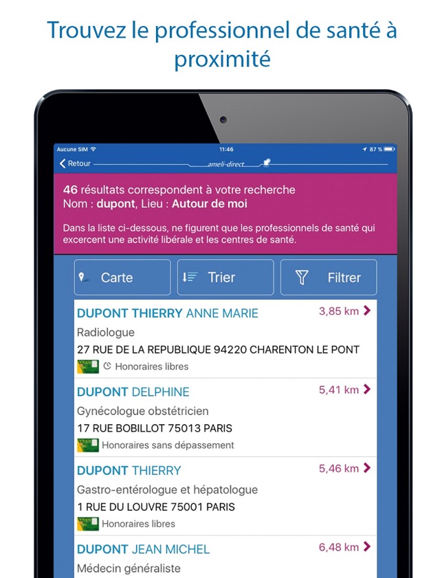 Annuaire Sante D Ameli On The App Store