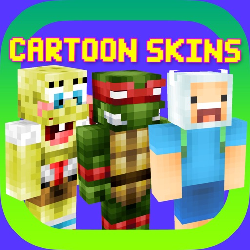 Cartoon Skins for PE - Best Skin Simulator and Exporter for Minecraft Pocket Edition Lite icon